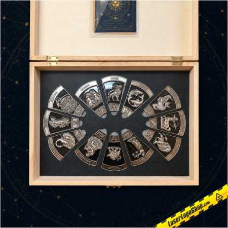 Solar Zodiac Coin Serie - Komplett mit exklusiver Sammlerschatulle